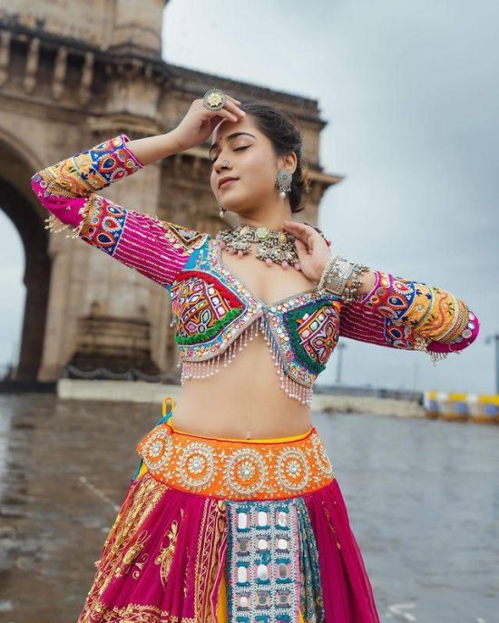 Butter Silk Navratri Lehenga Choli