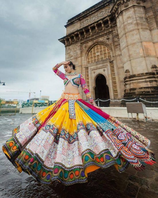 Butter Silk Navratri Lehenga Choli