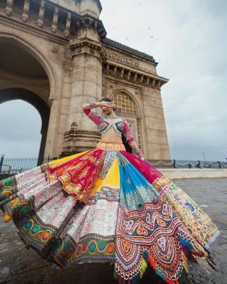 Butter Silk Navratri Lehenga Choli