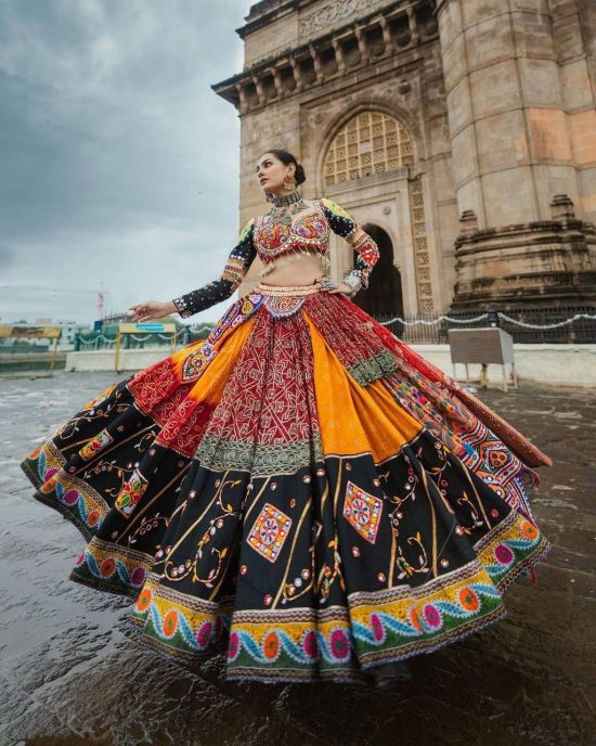 Butter Silk Navratri Lehenga Choli