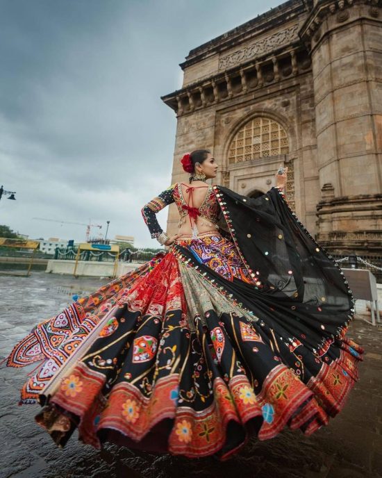 Butter Silk Navratri Lehenga Choli