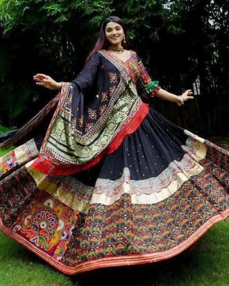 Silk Navratri Lehenga Choli