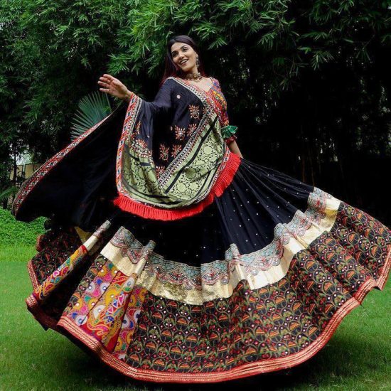 Silk Navratri Lehenga Choli