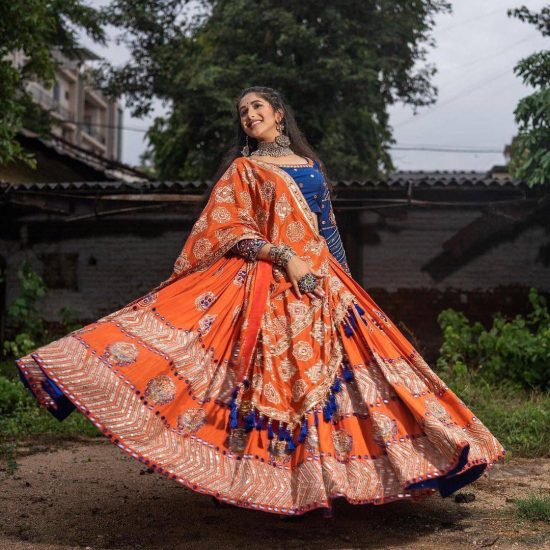 Printed Navratri Lehenga Choli