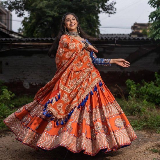 Printed Navratri Lehenga Choli