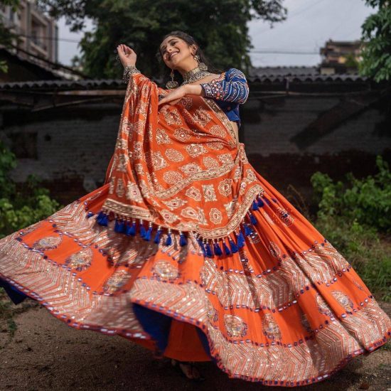 Printed Navratri Lehenga Choli