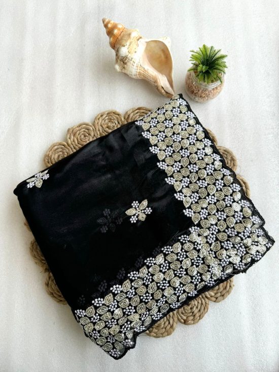 Black Jimmy Choo Saree