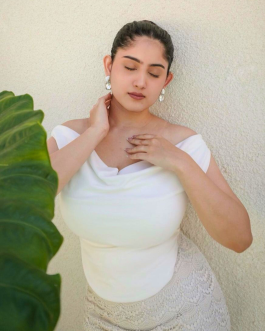 Little Wish - Cotton Stretchable Draped Crop Top ? Soft Fitted Sleeveless Ruched Top