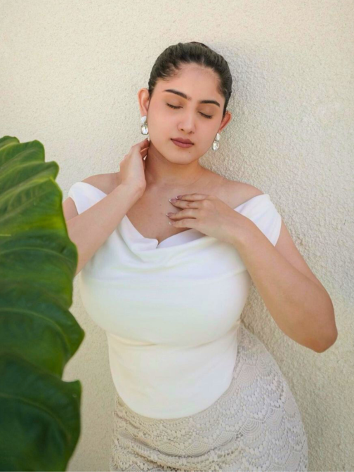Little Wish - Cotton Stretchable Draped Crop Top ? Soft Fitted Sleeveless Ruched Top