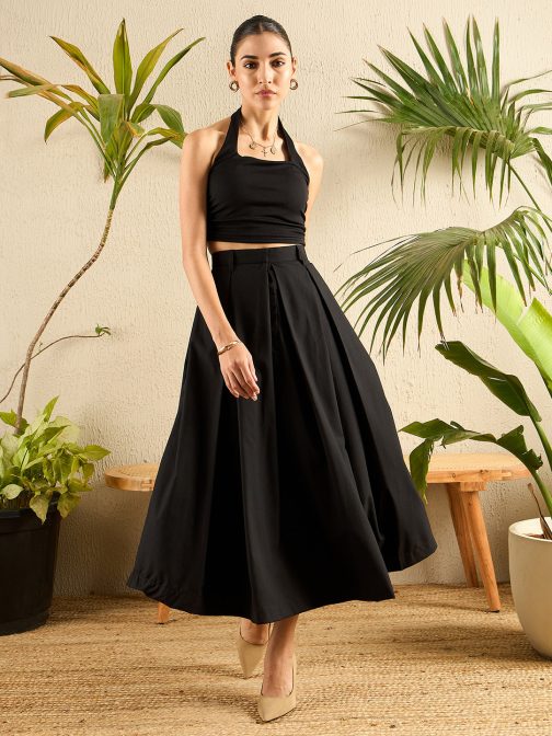 Little Wish - Stretchable Square Neck Halter Top ? Sleek & Trendy