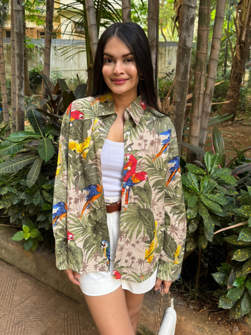 Little Wish - Printed Cotton Shirt ? Versatile & Timeless Design