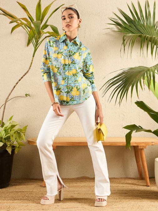 Little Wish - Printed Cotton Shirt ? Lightweight & Everyday Chic