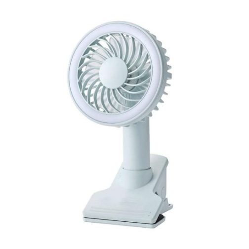 Bruno Clip Fan With Light-Blue Gray