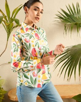 Little Wish - Printed Cotton Shirt ? Lightweight & Everyday Chic