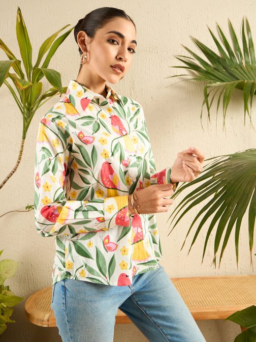 Little Wish - Printed Cotton Shirt ? Lightweight & Everyday Chic