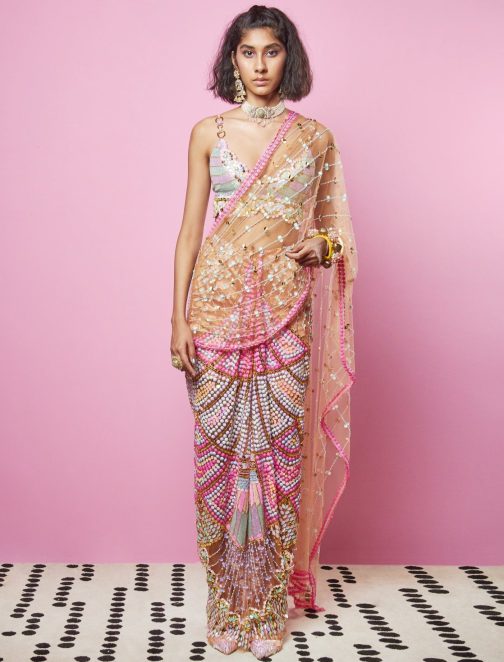Little Wish - Pre-Stitched Saree Set ? A Minimalistic and Contemporary Look for Modern Women