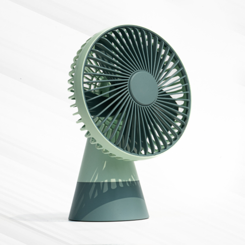 Windmill- Rechargeable Portable Fan (Green) - Image 2