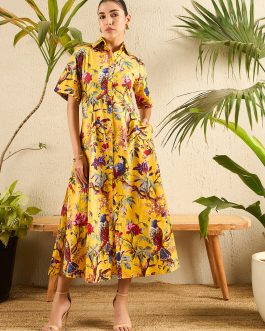 Little Wish - Fit and Flare Cotton Shirt Dress ? Smart & Effortless Fit