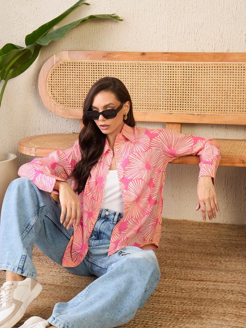 Little Wish - Printed Cotton Shirt ? Breezy & Everyday Wear