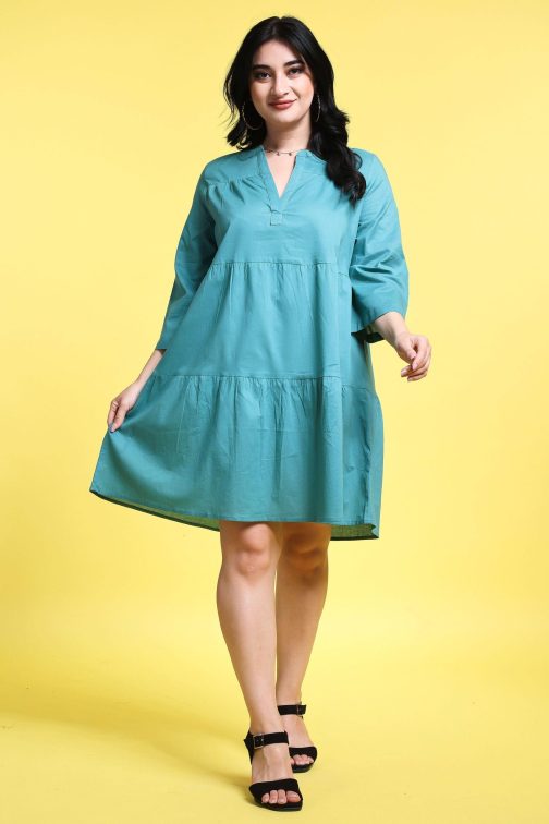 Little Wish - Solid Layered Dress ? Classic Flowy Tiered Maxi Dress for Women
