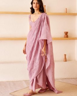 Little Wish - Lavender Stella Saree with Blouse ? Dreamy and Feminine Look for Elegant Styling
