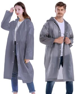 Premium Waterproof Rain Coat with Hood – Unisex All-Weather Outdoor Travel Jacket for Men, Women, Boys & Girls – Portable & Durable