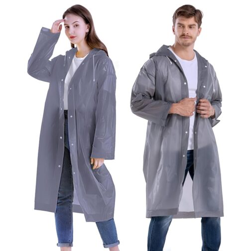 Premium Waterproof Rain Coat with Hood – Unisex All-Weather Outdoor Travel Jacket for Men, Women, Boys & Girls – Portable & Durable