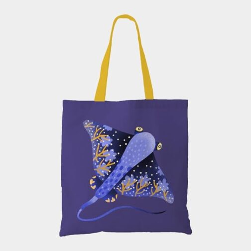 Luxury Reusable Tote – Fish Ocean Gift Bag