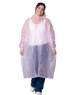 Stylish Raindrop Rain Poncho – Unisex Hooded Waterproof Cloak for Travel, Hiking & Emergency Use