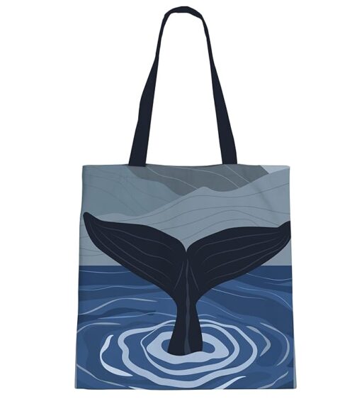 Ocean Wildlife Tote – Stylish Cotton Bag for Women