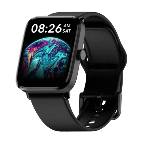 Black ColorFit Pro 4 Alpha Smartwatch | Metallic Body, AMOLED Display & Intelligent Controls