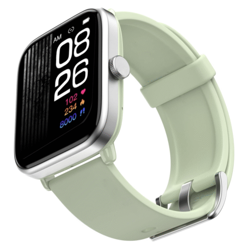 Mint Green ColorFit Pro 5 Max Premium AMOLED Smartwatch | Bluetooth Calling, VO2 Max & 5X Fast Data Sync