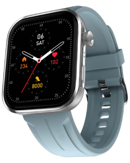 Space Blue ColorFit Pro 5 Max | Luxury AMOLED Smartwatch with VO2 Max, Rapid Health, and BT Calling