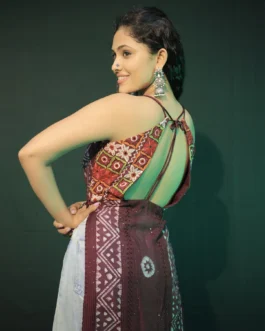 Trendy Spaghetti Strap Kurta with Traditional Kutchi Embroidery