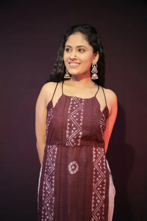 Trendy Spaghetti Strap Kurta with Traditional Kutchi Embroidery - Image 2