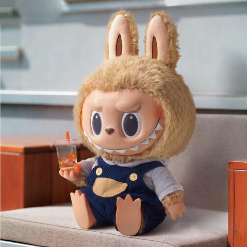 fficial Labubu "Dress Be Late" Vinyl Plush Doll | The Monsters Collectible Designer Art Toy for Modern Decor - Image 3