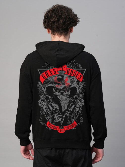 Gunslinger Men Drop Shoulder Premium Terry Hoodie ? Western Graphic Streetwear Hoodie - Image 2