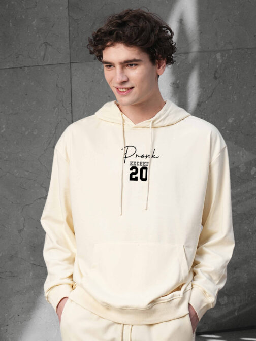 Indie Music Men Drop Shoulder Premium Terry Hoodie ? Artistic Streetwear Hoodie