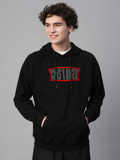 Gunslinger Men Drop Shoulder Premium Terry Hoodie ? Western Graphic Streetwear Hoodie