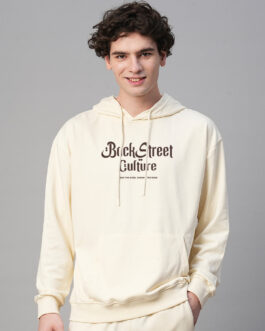 Street Culture Men Drop Shoulder Premium Terry Hoodie ? Urban Oversized Streetwear Hoodie
