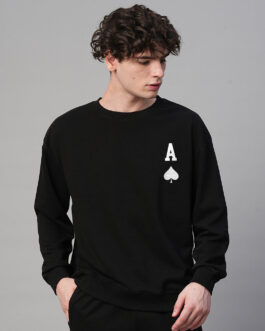 Joker And Thief Men Drop Shoulder Premium Terry Sweatshirt ? Retro Band Graphic Sweatshirt