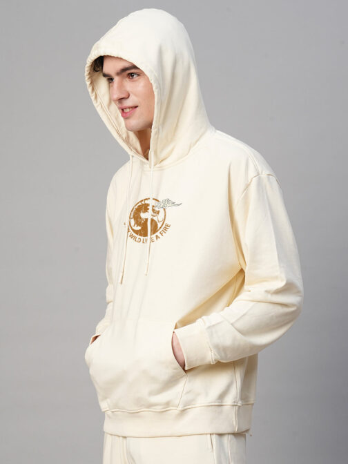 Dragonite Men Drop Shoulder Premium Terry Hoodie ? Cool Anime Graphic Oversized Hoodie