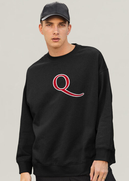 Queen Band Men Drop Shoulder Premium Terry Sweatshirt ? Classic Music Graphic Sweatshirt