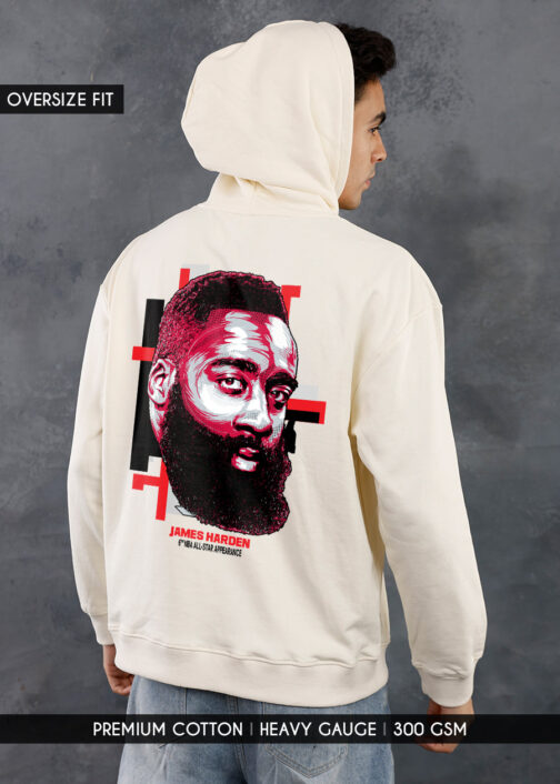 James Harden Men Drop Shoulder Premium Terry Hoodie ? Basketball Inspired Streetwear - Image 2