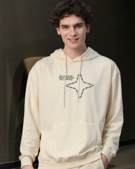 Mountain Star Men Drop Shoulder Premium Terry Hoodie ? Adventure Streetwear Look