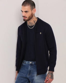 men?s navy blue solid sweatshirt classic cotton fleece winter wear