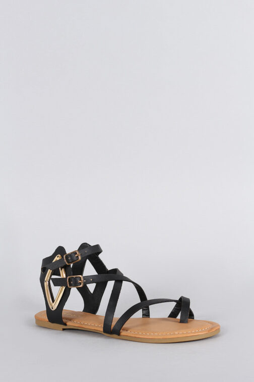 Women's Intertwined Straps Diamond Sandal ? Sparkly Elegant Evening Sandal