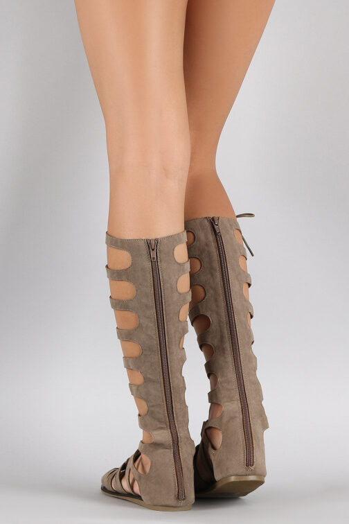 Women's Corset Lace Up Gladiator Flat Sandal ? Chic Bohemian Statement Sandal - Image 2