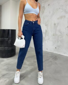 Little Wish Vintage Mom Fit Jeans for Women