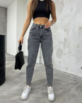 Little Wish Mom Fit High Waist Jeans for Women